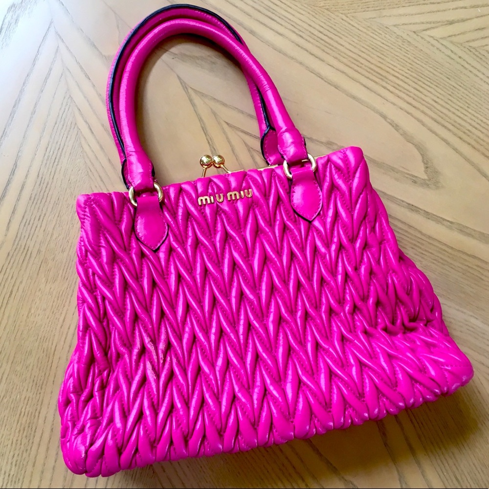 Pink Miu Miu Purse